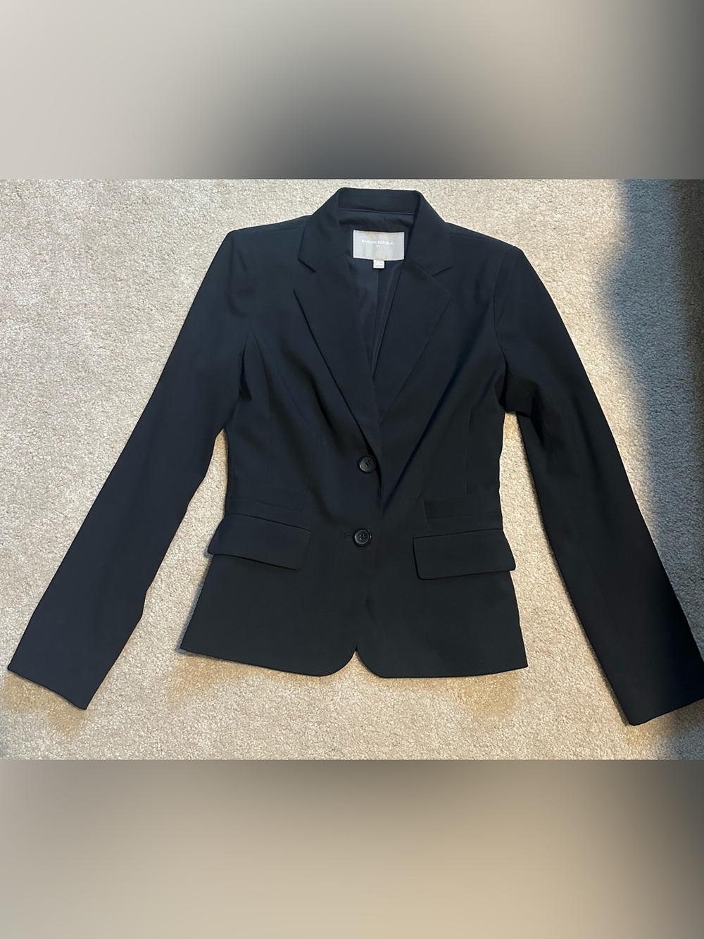 Banana Republic Factory Black Tailored Women's Blazer